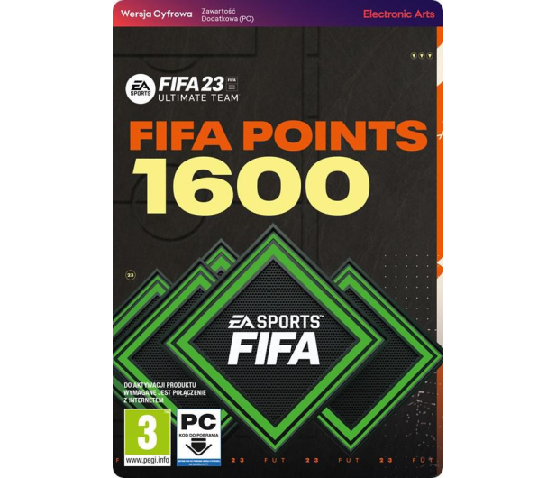 PC FIFA 23 ULTIMATE TEAM FIFA POINTS 1600 - 1124234 - zdjęcie